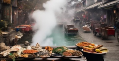 池州古城探秘，以温泉、美食和交通为谋发展，温泉美食交通，池州古城的智慧与发展
